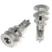 Niemals verwendet] 50er-Pack selbstbohrende Gipskarton-Befestigungsanker – Metall für einlagige und zweilagige Gipskartonplatten von ODIPIE
