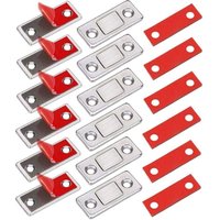 Odipie - niemals verwendet] 6 Stück sehr dünner Magnet für Schranktür, selbstklebender Riegel, Magnetverschluss, Möbel, starker Magnet von ODIPIE