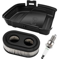 Niemals verwendet] Luftfilterabdeckung, F6TC-Zündkerze, Rasenmäher-Luftfilter, kompatibel mit Briggs & Stratton 650EXI 675EXI 675IS-Serie Motor, von ODIPIE