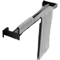 Odipie - niemals verwendet] Mattschwarzer Handtuch-Doppelstangen-Handtuchhalter Wandhalterung Edelstahl 2 Stangen Badezimmerregal Badezimmerzubehör von ODIPIE