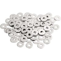 Odipie - niemals verwendet] Metallscheiben M5, flache Unterlegscheiben 100 Stück, Edelstahl-Unterlegscheiben M5 x 15 mm, Unterlegscheiben aus von ODIPIE