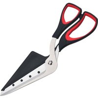 Niemals verwendet] Pizzaschere, Pizzaschneider mit scharfer Klinge aus lebensmittelechtem Edelstahl und weichem Griff, multifunktionale Küchenschere, von ODIPIE
