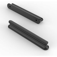 Niemals verwendet] Set mit 10 Schwarz Schubladengriffe Metall Schrankgriffe mit Schrauben Moderne Türgriffe für Kommode Küchenschränke Schreibtische von ODIPIE