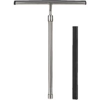 Niemals verwendet] Teleskop-Duschabzieher mit Silikonklinge für Badezimmer, Küche, Auto, Zuhause, Teleskop-Glasabzieher aus Edelstahl von ODIPIE