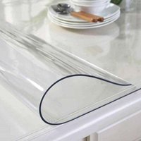 Odipie - niemals verwendet] Tischdecke transparent Tischfolie 2,0mm glasklare Folie Tischschutz Outdoor wasserfest abwaschbare pvc Folie Wunschgröße von ODIPIE