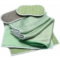 Odipie - niemals verwendet] Tuch, Mikrofaser und Wischtuch – Set mit 6 Bambus-Mikrofasertüchern – Reinigen und polieren Sie alle glatten und von ODIPIE