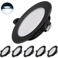 Odipie - niemals verwendet] Ultraflacher LED-Einbaustrahler 230V – 6er-Set 7W Einbaustrahler Energiesparende Deckenstrahler IP44 Einbaustrahler für von ODIPIE
