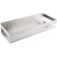 Niemals verwendet] Wandregal für Badezimmer, Badezimmerzubehör, 20–40 cm, gebürstetes Silber, modernes Badezimmerregal für Küche, Dusche, Shampoo, 30 von ODIPIE