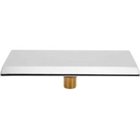 Niemals verwendet] Wasserfall-Wannenauslauf G1/2 Auengewinde spa Badezimmer Pool Schwimmbad Silber Wandmontage Wasserfall-Auslassdüse von ODIPIE