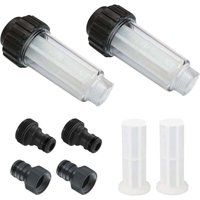 Odipie - niemals verwendet] Wasserfilter für Gartenschlauch, 2 Stück 3/4 Zoll Wasservorfilter Wasserfilter-Set mit 4 Filterelementen & 2 von ODIPIE