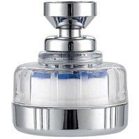 Odipie - niemals verwendet] Wasserhahn-Wasserfilter mit 6 Filterelementen aus PP-Baumwolle, universeller Anti-Kalk-Wasserhahnfilter, um 360° von ODIPIE