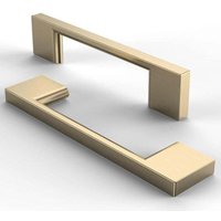 Odipie - 10 Stück Schubladengriffe Moderne Türgriffe Möbelgriffe für Schränke Kommode mit Schrauben Gold - 96mm von ODIPIE