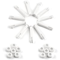 Odipie - 12 Stück Kunststoffstift, Intex-Schwimmbad-Ersatzteile, Kunststoff-Schwimmbadstift, für die meisten Rahmenpools – rechteckiger/runder Pool Odipie - 12 Stück Kunststoffstift, Intex-Schwimmbad-Ersatzteile, Kunststoff-Schwimmbadstift, für die meisten Rahmenpools – rechteckiger/runder Pool von ODIPIE