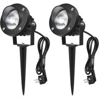 Odipie - 2 Stück 9 w LED-Außenstrahler mit Erdspieß, 6000 k, IP65, wasserdicht, drehbares Design, LED-Außengartenlampe, Beleuchtung für dekorative Odipie - 2 Stück 9 w LED-Außenstrahler mit Erdspieß, 6000 k, IP65, wasserdicht, drehbares Design, LED-Außengartenlampe, Beleuchtung für dekorative von ODIPIE