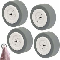 4er-Pack selbstklebender Geschirrtuch-Aufhänger, runder selbstklebender Geschirrtuch-Haken-Clip-Halter, selbstklebender ABS-Handtuch-Aufhänger für 4er-Pack selbstklebender Geschirrtuch-Aufhänger, runder selbstklebender Geschirrtuch-Haken-Clip-Halter, selbstklebender ABS-Handtuch-Aufhänger für von ODIPIE