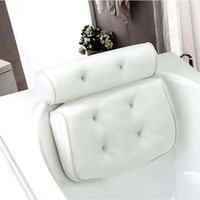 Odipie - Badewannenkissen Badewannenkissen mit 6 Saugnäpfen rutschfest, für Spa Kissen Badewanne, Jacuzzi, Hot Tub, Home Spa (37 x 35 x 10 cm) von ODIPIE