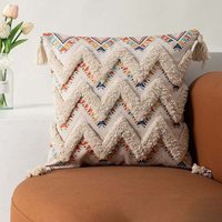Odipie - Dekorative Kissenbezüge im Boho-Stil, rechteckiger Überwurfkissenbezug mit getufteter Quaste, Boho-Kissen für Sofa, Schlafzimmer, Odipie - Dekorative Kissenbezüge im Boho-Stil, rechteckiger Überwurfkissenbezug mit getufteter Quaste, Boho-Kissen für Sofa, Schlafzimmer, von ODIPIE