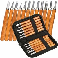 Odipie - Holzgravur-Werkzeugsatz, Holzschnitzwerkzeug, handgefertigter Holzmeißel, professionelle DIY-Holzschnitzerei, Holzbearbeitung für Anfänger, Odipie - Holzgravur-Werkzeugsatz, Holzschnitzwerkzeug, handgefertigter Holzmeißel, professionelle DIY-Holzschnitzerei, Holzbearbeitung für Anfänger, von ODIPIE