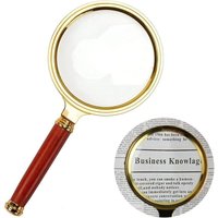 Odipie - Leselupe 10-fach – Durchmesser 80 mm – Leselupe für Senioren – Metalllupe zum Lesen von Büchern, Zeitungen, Karten, Insekten, Odipie - Leselupe 10-fach – Durchmesser 80 mm – Leselupe für Senioren – Metalllupe zum Lesen von Büchern, Zeitungen, Karten, Insekten, von ODIPIE