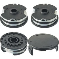 Odipie - Nylon-Fadenspule, Ersatzfaden für lidl Parkside Rasenmäher prt 550 A1, B2, C3 prta 20-Li C3 Ersatzteile Trimmer (3 Fadenspulen + 1 Abdeckung) von ODIPIE