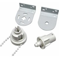 Rollo-Set 32 mm, komplett mit Rollo-Kupplung mit Rollo-Kordelkette, Rollo-Halterung, Rollo-Kettenverbinder von ODIPIE