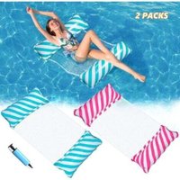 Odipie - Schwimmende Hängematte 2 Stück, 4-in-1 Aufblasbare Hängematte Schwimmbad Aufblasbare Wasserhängematte, Faltbare Schwimmende Hängematte Odipie - Schwimmende Hängematte 2 Stück, 4-in-1 Aufblasbare Hängematte Schwimmbad Aufblasbare Wasserhängematte, Faltbare Schwimmende Hängematte von ODIPIE