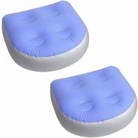 Odipie - Set mit 2 aufblasbaren Kissen für Spas und Schwimmbäder mit 4 Saugnäpfen von ODIPIE