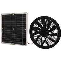 Solarpanel-Lüfter 100 w Solarpanel-betriebener Lüfter 10-Zoll-Durchmesser Ventilator für Wohnmobile, Yachten, Gewächshäuser, Badezimmer Andere von ODIPIE