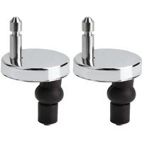 Odipie - Stück Toilettensitz-Scharnierbefestigungen, Schnellverschluss-Scharniere, Toilettensitz-Scharnierbefestigungen, mit Ersatz-Gummischrauben von ODIPIE