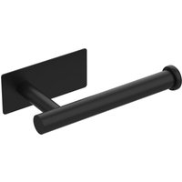 Toilettenpapierhalter Selbstklebender Klopapierhalter Ohne Bohren Rollenhalter für Badezimmer Küche Schwarz von ODIPIE