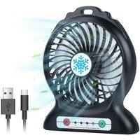 Odipie - USB-Ventilator, tragbarer Mini-Ventilator, kleiner Ventilator, 3 einstellbare Geschwindigkeiten, wiederaufladbarer Mini-USB-Ventilator, Odipie - USB-Ventilator, tragbarer Mini-Ventilator, kleiner Ventilator, 3 einstellbare Geschwindigkeiten, wiederaufladbarer Mini-USB-Ventilator, von ODIPIE
