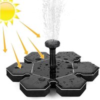 Niemals verwendet] 1,5 w Solarbrunnen für den Außenbereich, Solar-Wasserpumpe, Solar-Teichpumpe mit Batterie und 4 Düsen, Solar-Brunnenpumpe, von ODIPIE