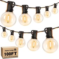 Niemals verwendet] 30 m Lichterkette für den Außenbereich, bruchsicher, wasserdicht, anschließbare led, warmweiß, Plug & Play, für den Innenbereich, von ODIPIE