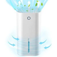 Niemals verwendet] 850 ml automatischer Luftentfeuchter – 300 ml/Tag, 36 dB, Mini-Elektro-Luftentfeuchter, leise, für Zuhause, Schlafzimmer, von ODIPIE