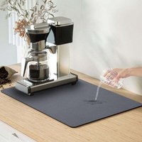 Odipie - niemals verwendet] Abtropfmatte für Kaffeemaschine, Schnelltrocknende Abtropfmatte Geschirr (50 x 40 cm), Saugfähige Abtropfmatte für von ODIPIE