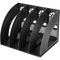 Odipie - niemals verwendet] Büro-Aufbewahrungsbox, Ablagemodul, 4 Fächer, DIY-Regal-Organizer, Aufbewahrungsschrank, Polypropylen-Aktenhalter, von ODIPIE