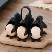 Odipie - niemals verwendet] Eierständer, Eierbecher, Eierbecher, lustiger Eierbecher, schwarzer Eierbecher, Eieraufbewahrungsbox, Eierhalter aus von ODIPIE