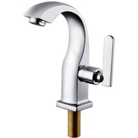 Odipie - niemals verwendet] Einzigen Kaltwasserhahn Chrom Badezimmer Waschbecken Wasserhahn Kupfer Einhebelauslauf Becken Bad Kaltwasserhahn von ODIPIE