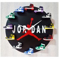 Odipie - niemals verwendet] Home 30 cm AJ1-12 Wanduhr, Zifferblattuhr für Zuhause, Wohnzimmer, Schlafzimmer, Büro, Café, Bar, Dekoration (jordan) von ODIPIE