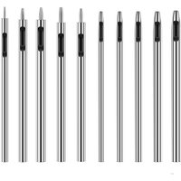 Odipie - niemals verwendet] Locher für Leder, 10 Stück, Stanzer, Locher, Lederstanzer, Papiermotor, Dichtung, Hohlloch, rund, Stahl, Hohlstanzer, von ODIPIE