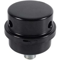 Niemals verwendet] Luftkompressor-Schalldämpfer – Schwarzer Metall-Luftansaugfilter-Schalldämpfer-Schalldämpferfilter 3/8 16-mm-Gewinde für ölfreie von ODIPIE