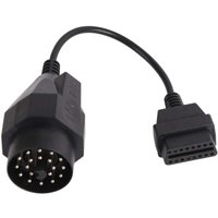 Odipie - niemals verwendet] OBD2 Adapter Scanner Kabelstecker, Rund Diagnose obd ii Adapter - 20 Pin auf 16 Pin - für E36 E38 E39 E46 E53 X5 Z3 von ODIPIE