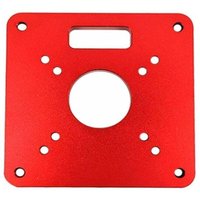 Niemals verwendet] RT0700C Router Tisch Insert Platte 120x120x8mm Aluminium Holzbearbeitung Tisch Insert Platte von ODIPIE