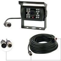 Odipie - niemals verwendet] Rückfahrkamera 12 V-24 v 4-polig mit 18 IR-LEDs, wasserdicht, Nachtsicht, 4-polig, Kabel für von ODIPIE