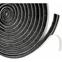 Odipie - niemals verwendet] Schiebetür-Bürstendichtung, 9 mm (b) x 23 mm (d) x 6 m (l) Fensterdichtung für Schallschutztür, Isolierrollladen (Grau) von ODIPIE