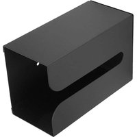 Niemals verwendet] Schwarze Taschentuchbox, Toilettenpapierhalter zur Wandmontage, Badezimmer-Organizer zur Wandmontage, nordisches Dekor, von ODIPIE
