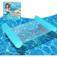 Odipie - niemals verwendet] Schwimmende Hängematte, 4-in-1 aufblasbare Schwimmbad-Hängematte, aufblasbares schwimmendes Bett, von ODIPIE