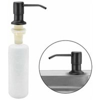 Niemals verwendet] Seifenspender für die Küchenspüle, 350 ml, eingebauter Spülmittelspender aus Edelstahl für die Küche, nachfüllbarer Seifenspender von ODIPIE