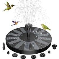 Odipie - niemals verwendet] Solarbrunnen für den Außenbereich, schwimmende Solar-Teichpumpe mit 6 Düsen für Vogelbad, Teich, Schwimmbad, Terrasse, von ODIPIE