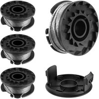 Niemals verwendet] Spulenfaden für bosch EasyGrassCut 18 23 26 Art 23 26 Rasentrimmer-Ersatzteile (bosch F016800569 / F16800385, 4 Stück) – von ODIPIE